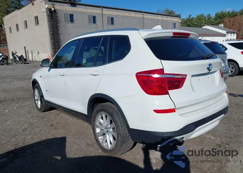 2016 BMW X3 xDrive28I from USA, damaged, VIN 5UXWX9C52G0D69388